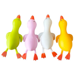 Squeeze glitter duck fidget toy