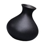 Spello Ceramic Table Vase, Black