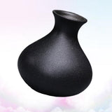 Spello Ceramic Table Vase, Black