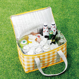 Bourdeilles Insulated Picnic Basket, Large Capacity, Yellow