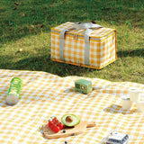 Bourdeilles Insulated Picnic Basket, Large Capacity, Yellow