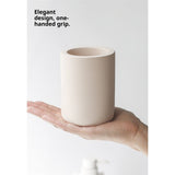 Bosa Toothbrush and Toothpaste Holder, Diatomite, Quick Dry, Beige