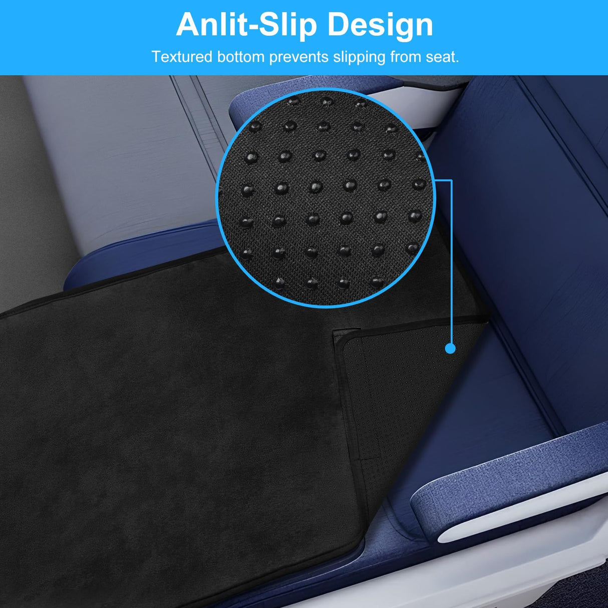 Toddler airplane travel bed and footrest extender - view 4