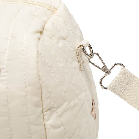 Quilted baby diaper tote bag with shoulder strap - view 5