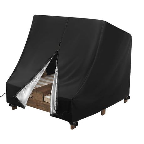 Waterproof Double Chaise Lounge Furniture Cover 34 x 37 x 34 Inch