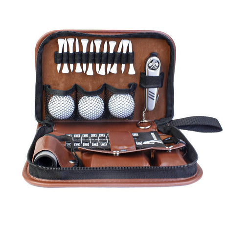 Golf Accessories Gift Set with Rangefinder and Leather Case, main view