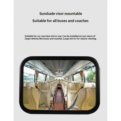 Baby Car Mirror, Rear Facing Convex for Fixed Headrests