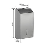 Dimension diagram for paper towel dispenser, 26 x 10 x 12.5 cm
