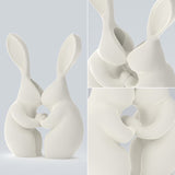 Montefalco 3D Printed Bunny Vase, White