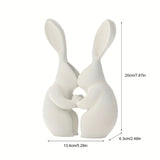 Montefalco 3D Printed Bunny Vase, Black