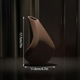 Bevagna 3D Printed Vase, Black