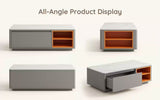 Chinese Light Luxury Minimalist 12mm Sintered Stone Coffee Table