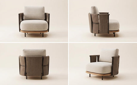 Greenwell Point Single Outdoor Sofa Chair, Light Grey