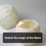 Spiral soy wax candle in a custom colour