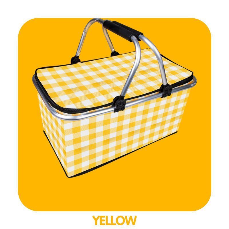 Brantome Insulated Picnic Basket, Foldable
