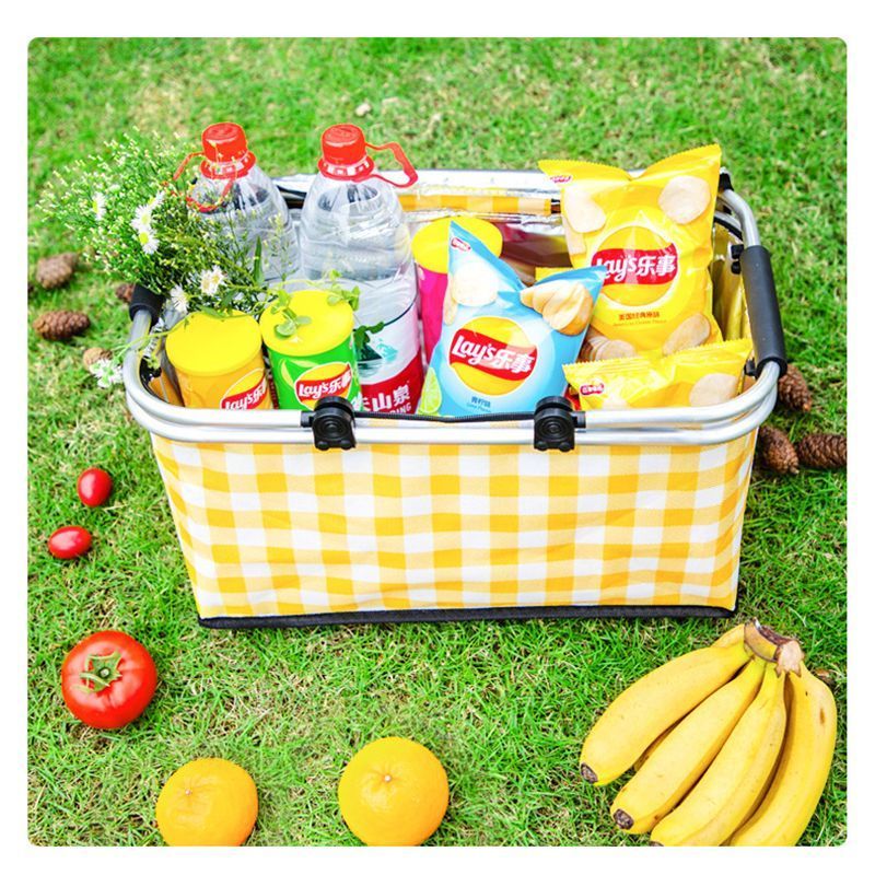 Brantome Insulated Picnic Basket, Foldable