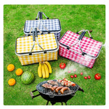Brantome Insulated Picnic Basket, Foldable