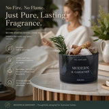 Crystal stone flameless aroma diffuser in Wild Starry Sky design