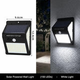 Solar Wall Light 150 LED Three Sided Motion Sensor outdoor light 1