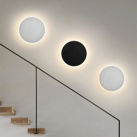 13cm white dimmable LED wall light 2 pack