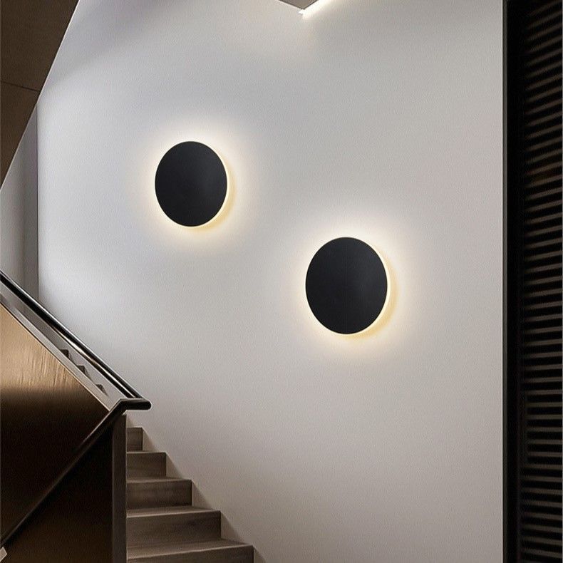 13cm white dimmable LED wall light 2 pack