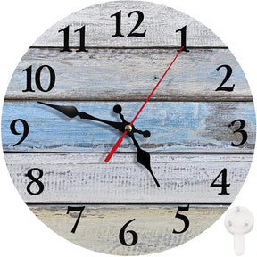 Wooden Silent Wall Clock No.14, 10 Inch