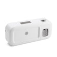 Cagliari wall mounted UV toothbrush holder in white with auto toothpaste dispenser