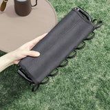 Ellery Folding Camp Stool, Black