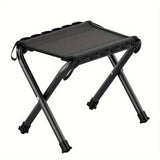 Ellery Folding Camp Stool, Black