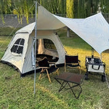 Serpentine Folding Camp Table, Green