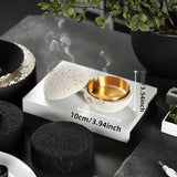 Orvieto Concrete Ashtray, Dark Grey