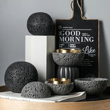 Orvieto Concrete Ashtray, Rock White