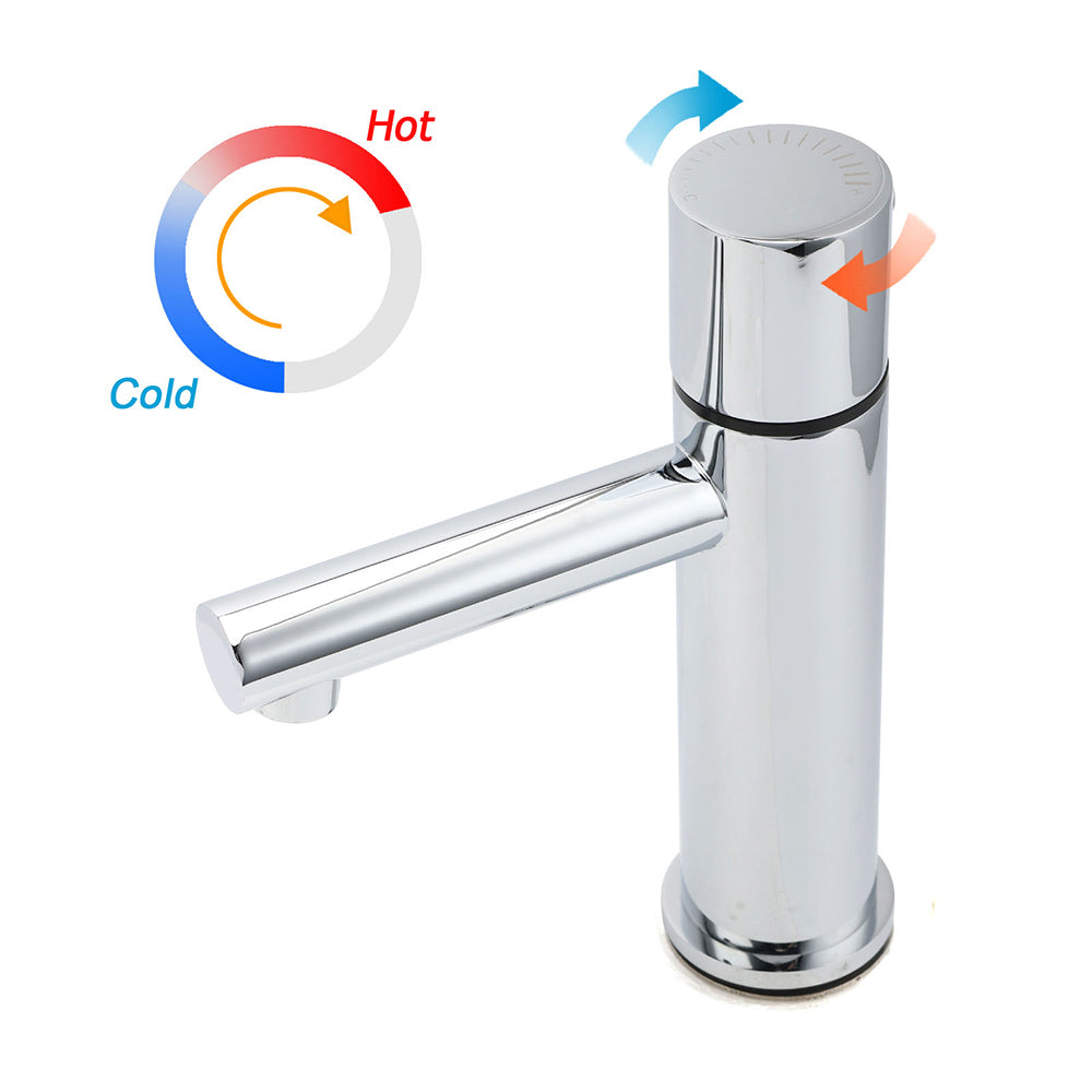 Polished Chrome Basin Mixer Tap
