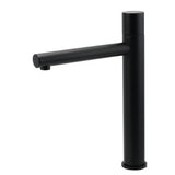 Matt Black Round Tall Basin Mixer Tap