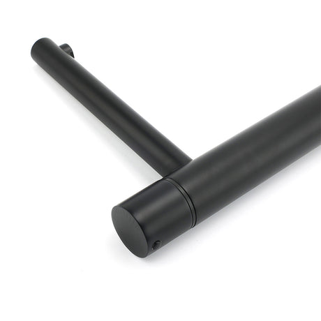 Matt Black Round Tall Basin Mixer Tap