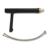 Matt Black Round Tall Basin Mixer Tap