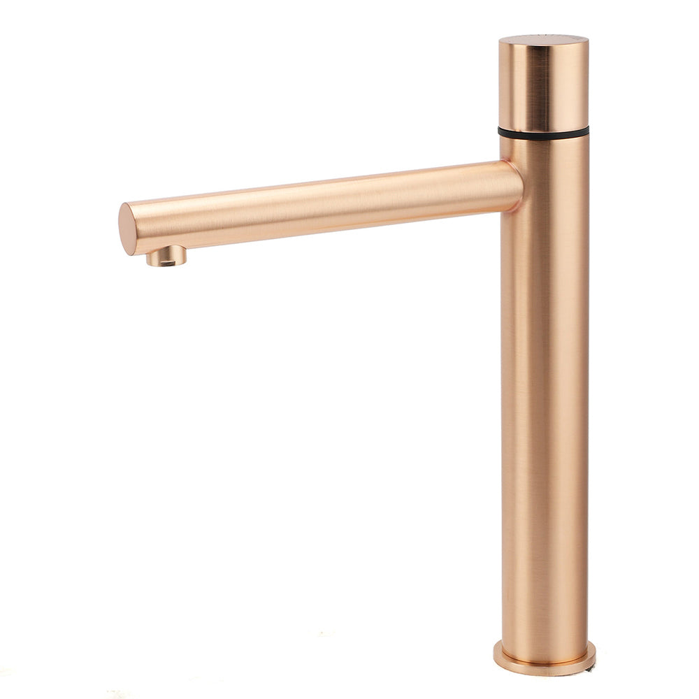 Basin Mixer Tap, Brushed Rose Gold