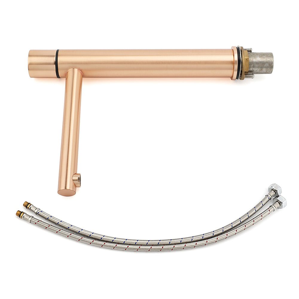 Basin Mixer Tap, Brushed Rose Gold