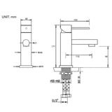 Brushed Gold Round Basin Mixer Tap image 9