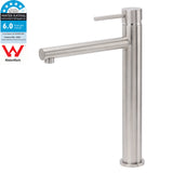 Round Basin Mixer Tap, Brushed Nickel