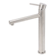 Round Basin Mixer Tap, Brushed Nickel