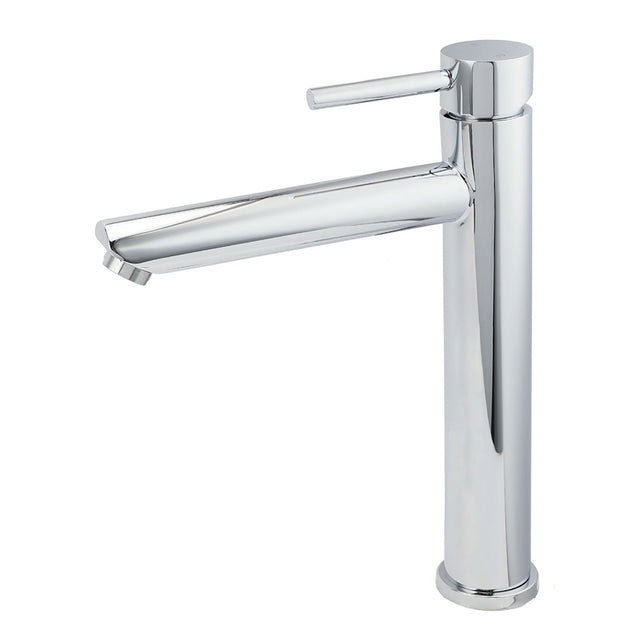 Polished Chrome Round Tall Basin Mixer Tap