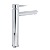 Polished Chrome Round Tall Basin Mixer Tap