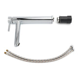 Polished Chrome Round Tall Basin Mixer Tap