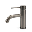 Gun Metal Grey Round Basin Mixer Tap image 1
