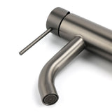 Gun Metal Grey Round Basin Mixer Tap image 5