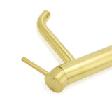 Brushed Gold Round Tall Basin Mixer Tap image 5