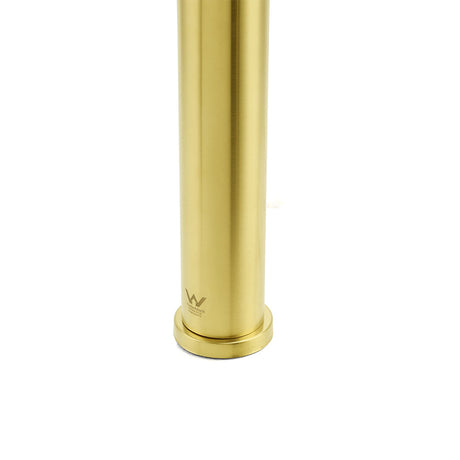 Brushed Gold Round Tall Basin Mixer Tap image 6