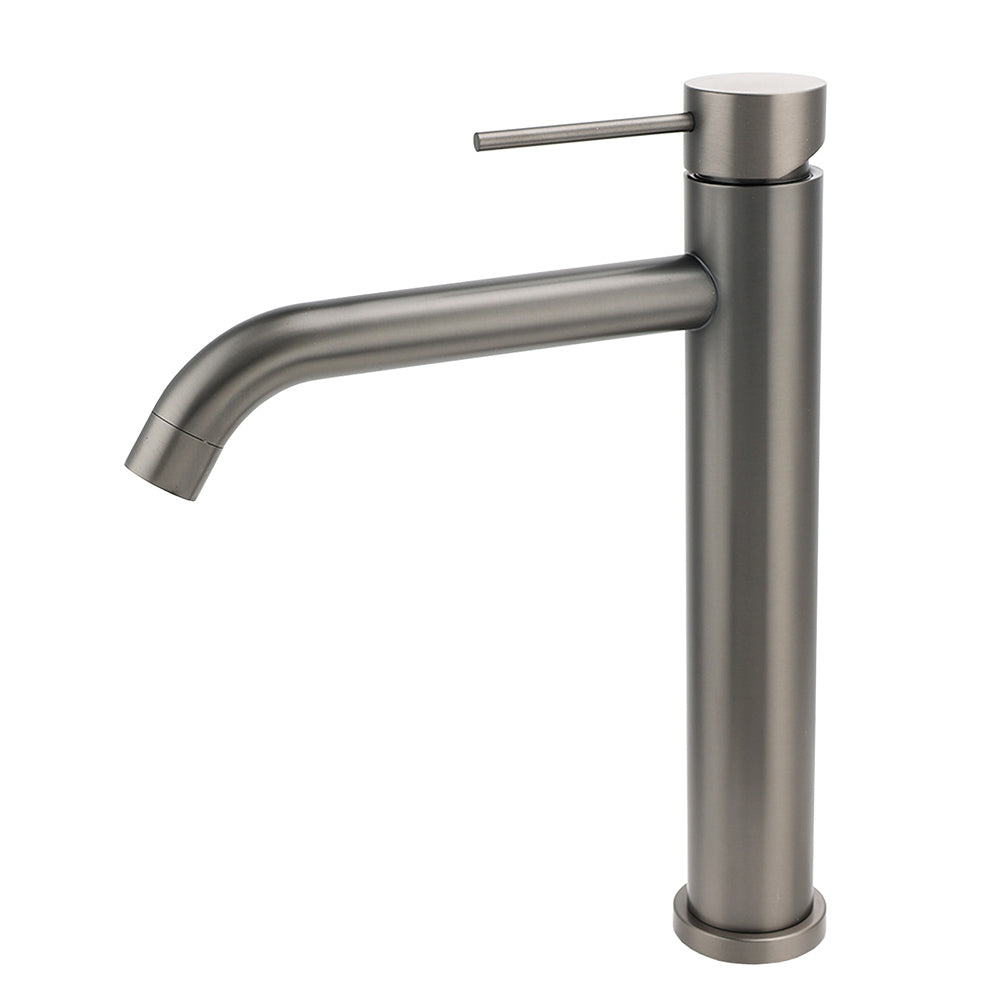 Tall Basin Mixer Tap, Gunmetal Grey