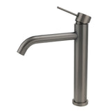 Tall Basin Mixer Tap, Gunmetal Grey